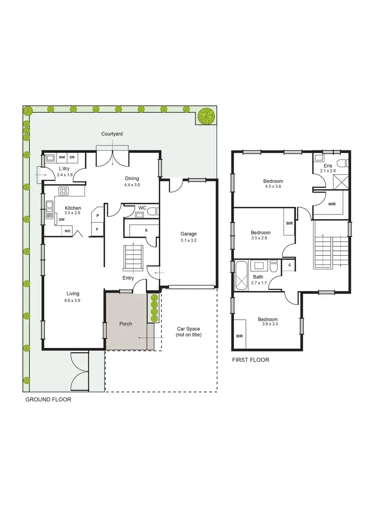 Floorplan of Homely townhouse listing, 2/32 Burke Road, Malvern East VIC 3145
