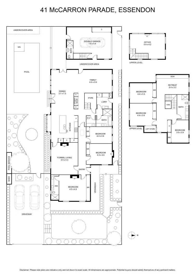 Floorplan of Homely house listing, 41 McCarron Parade, Essendon VIC 3040