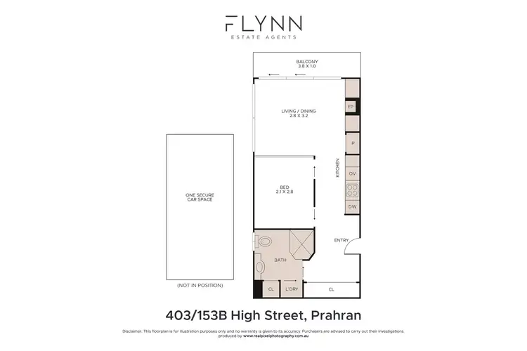 Floorplan of Homely unit listing, 403/153B High Street, Prahran VIC 3181
