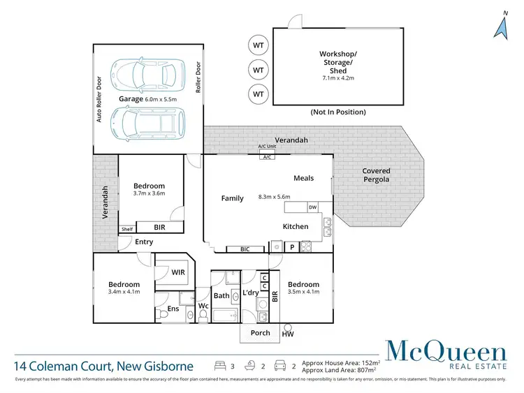 Floorplan of Homely house listing, 14 Coleman Court, New Gisborne VIC 3438