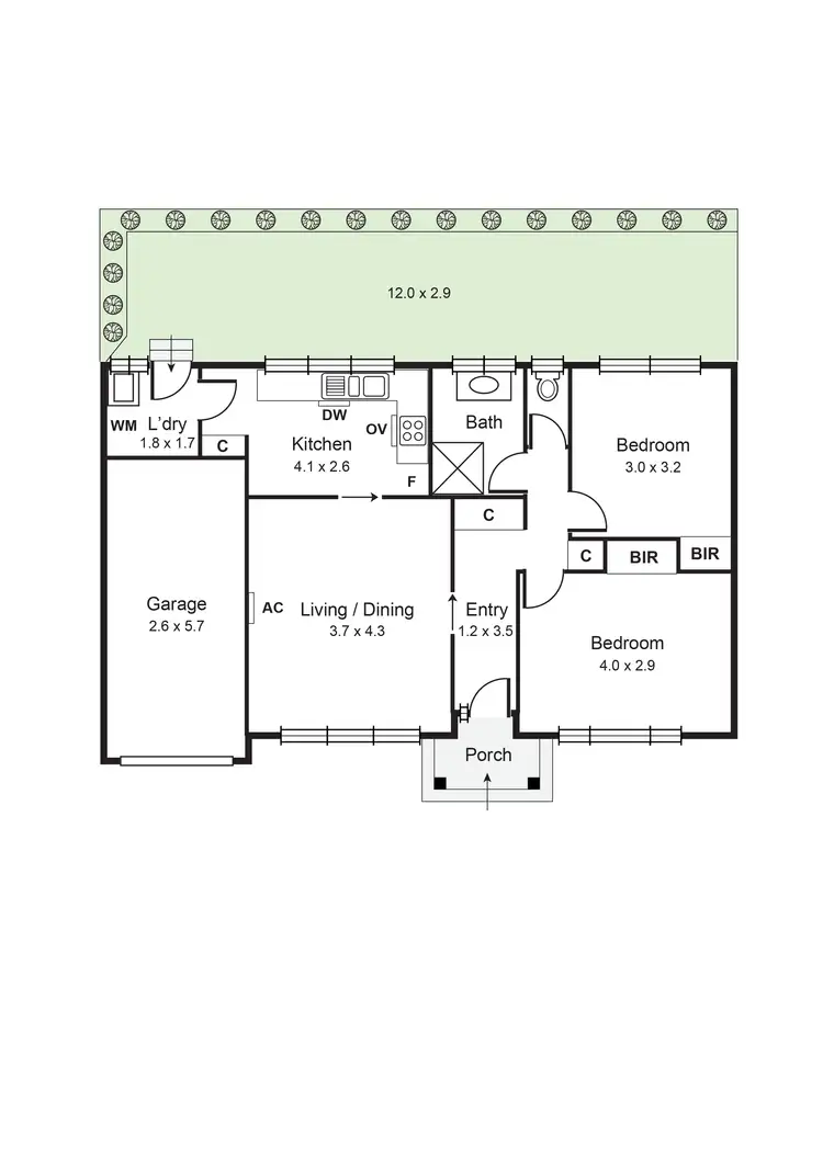 Floorplan of Homely unit listing, 7/21-23 Newlyn Street, Caulfield VIC 3162