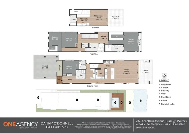Floorplan of Homely house listing, 246 Acanthus Avenue, Burleigh Waters QLD 4220