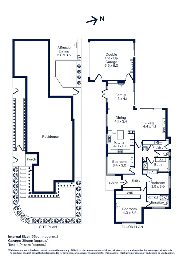 Floorplan of Homely house listing, 62 Fehon Street, Yarraville VIC 3013