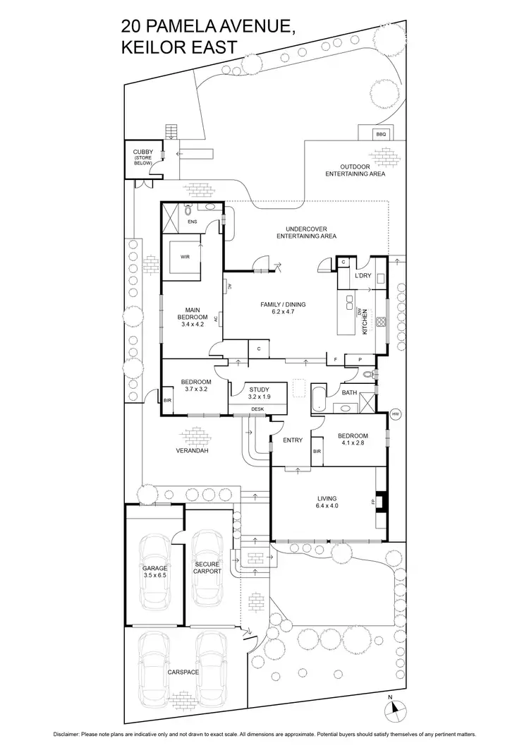 Floorplan of Homely house listing, 20 Pamela Avenue, Keilor East VIC 3033