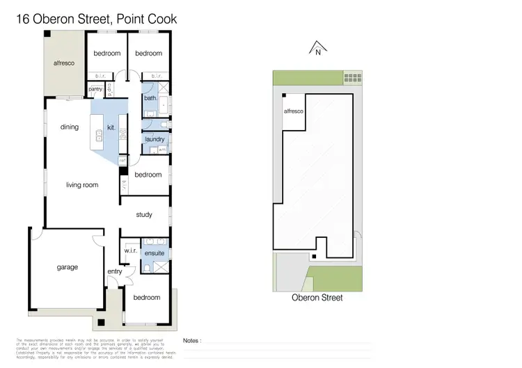 Floorplan of Homely house listing, 16 Oberon Street, Point Cook VIC 3030