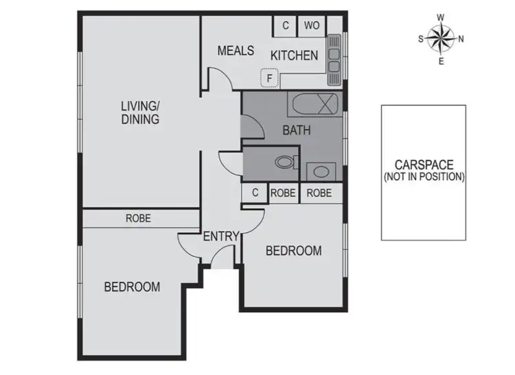Floorplan of Homely unit listing, 6/20 Marine Parade, St Kilda VIC 3182