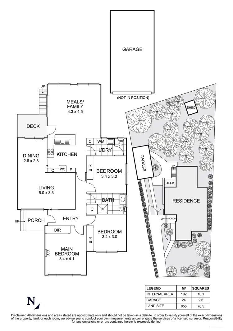 Floorplan of Homely house listing, 170 Cameron Parade, Watsonia North VIC 3087