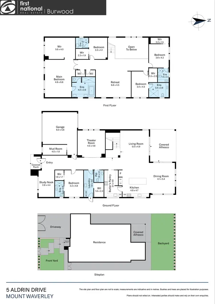 Floorplan of Homely house listing, 5 Aldrin Drive, Mount Waverley VIC 3149