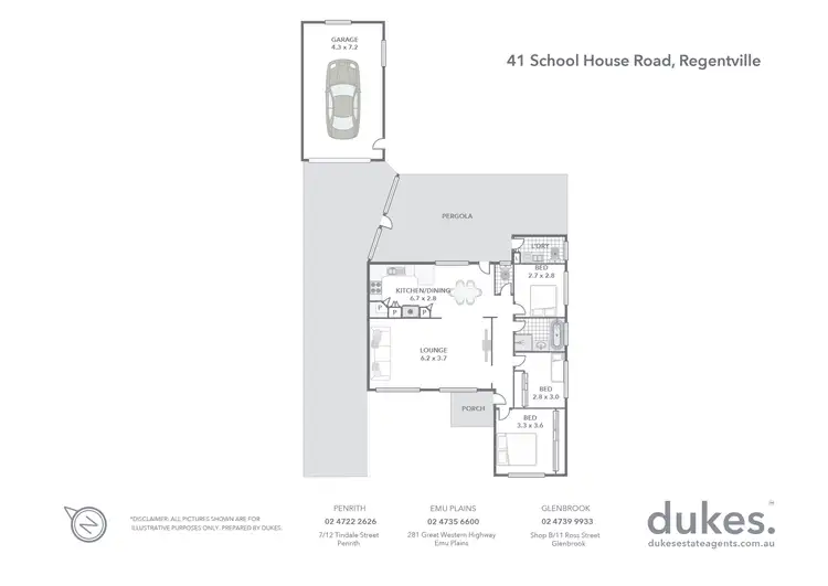 Floorplan of Homely house listing, 41 School House Road, Regentville NSW 2745
