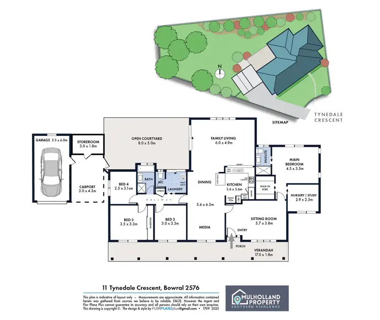 Floorplan of Homely house listing, 11 Tynedale Crescent, Bowral NSW 2576