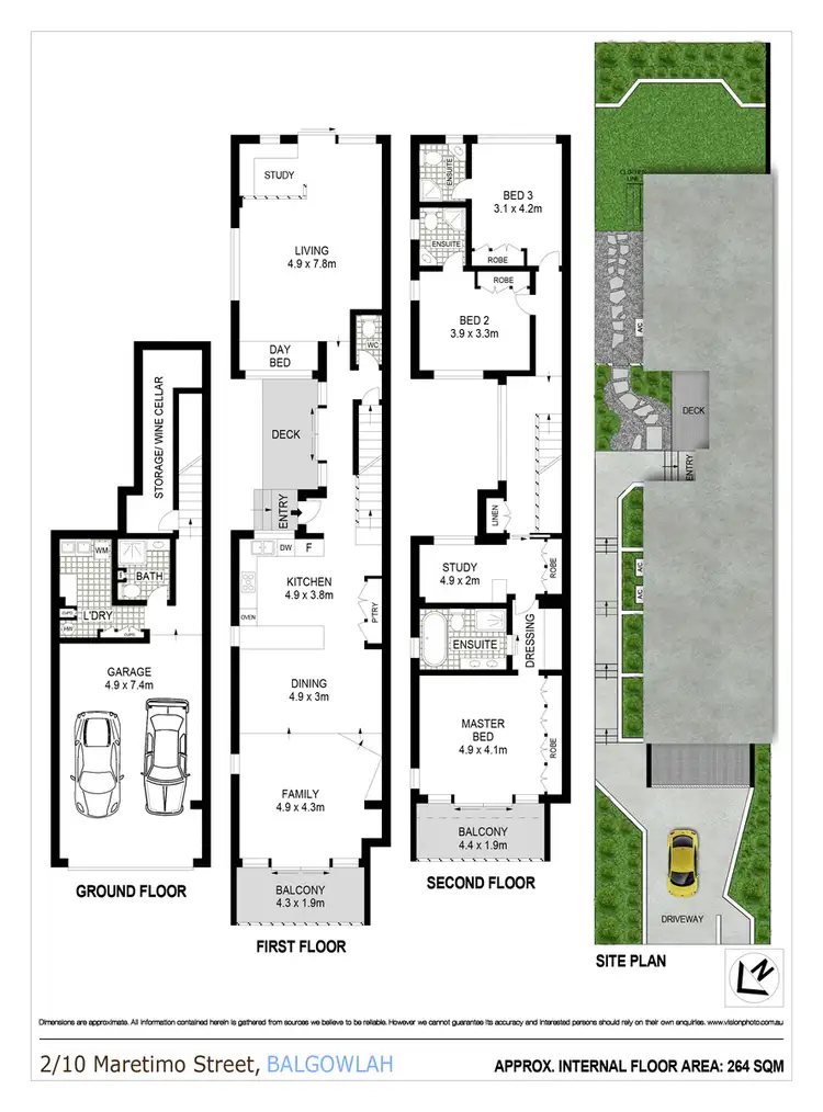 Floorplan of Homely townhouse listing, 2/10 Maretimo Street, Balgowlah NSW 2093