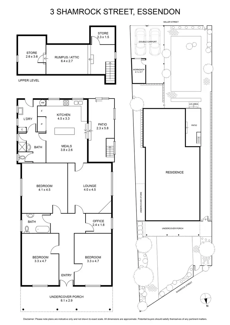 Floorplan of Homely house listing, 3 Shamrock Street, Essendon VIC 3040
