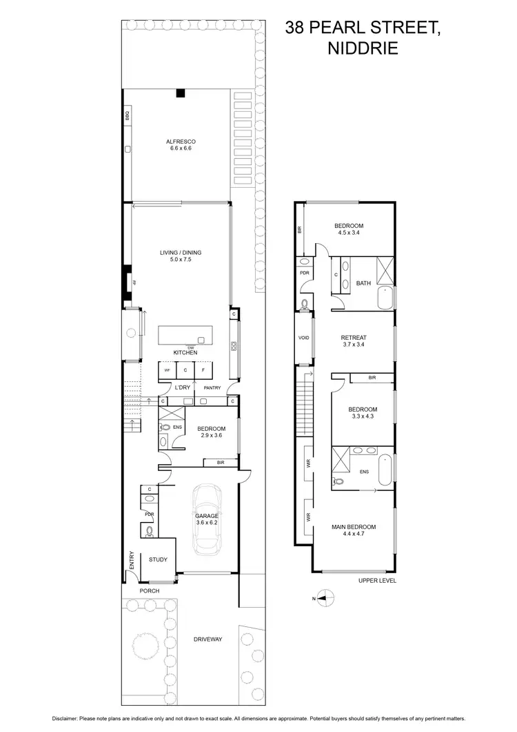 Floorplan of Homely house listing, 38 Pearl Street, Niddrie VIC 3042