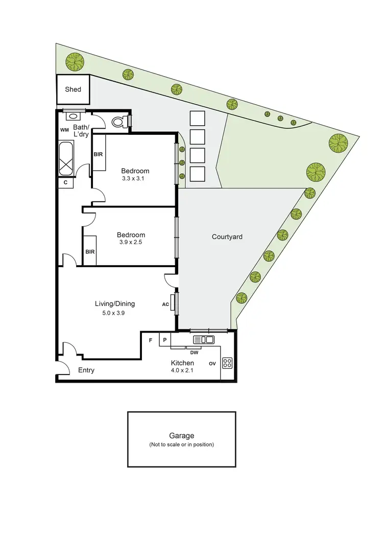 Floorplan of Homely apartment listing, 5/2-4 Watson Grove, Glen Huntly VIC 3163