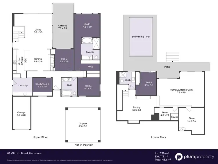 Floorplan of Homely house listing, 82 Gilruth Road, Kenmore QLD 4069