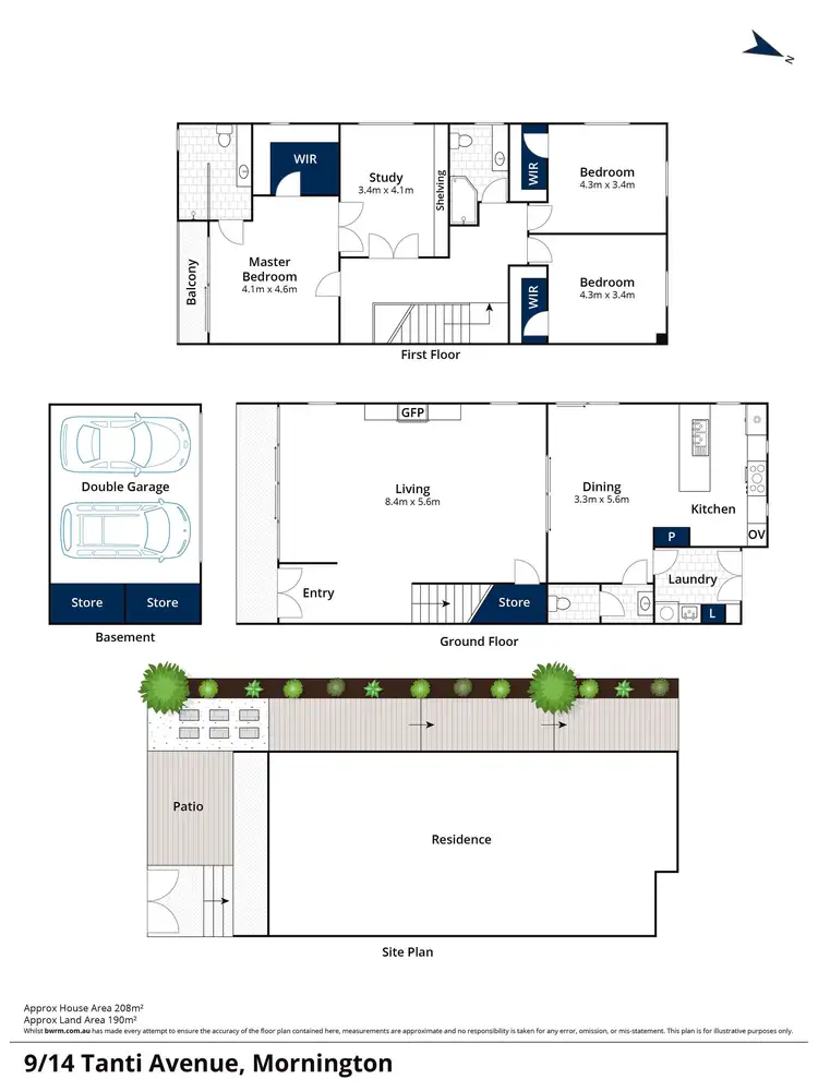 Floorplan of Homely apartment listing, 9/14 Tanti Avenue, Mornington VIC 3931