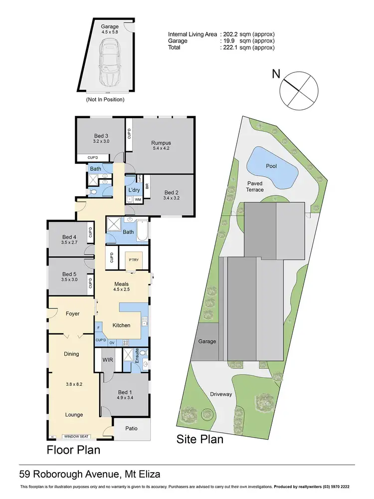 Floorplan of Homely house listing, 59 Roborough Avenue, Mount Eliza VIC 3930