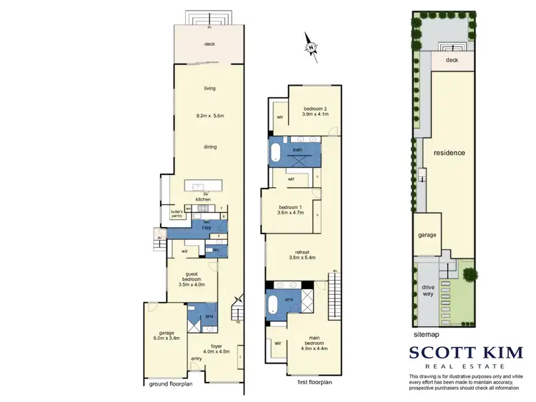 Floorplan of Homely townhouse listing, 7A Majdal Street, Bentleigh East VIC 3165