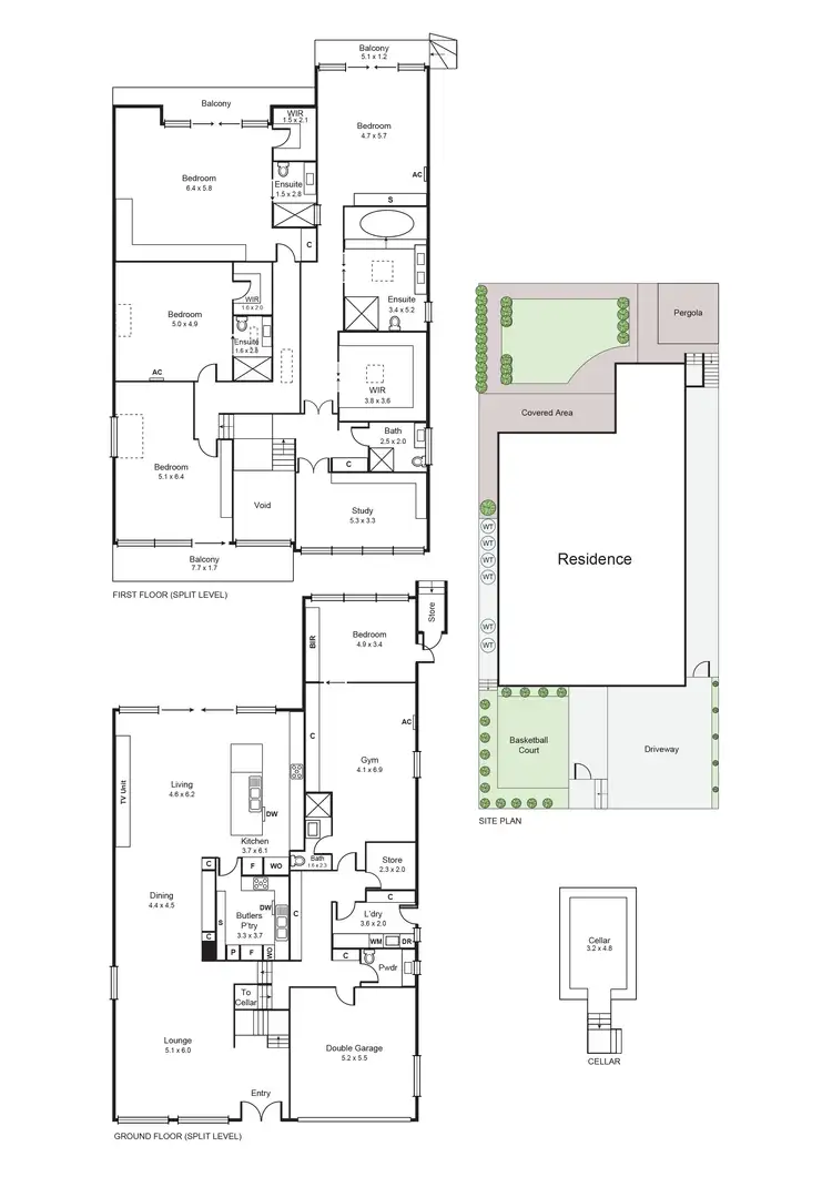 Floorplan of Homely house listing, 13 Airdrie Road, Caulfield North VIC 3161