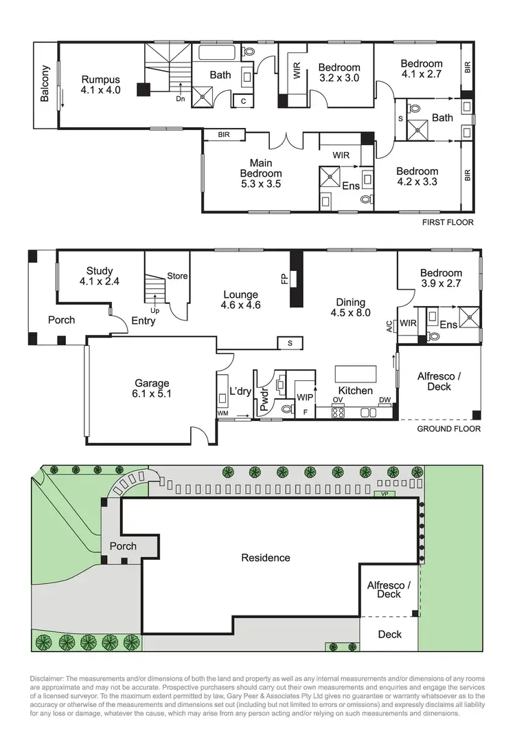 Floorplan of Homely house listing, 22 Poplar Street, Caulfield South VIC 3162