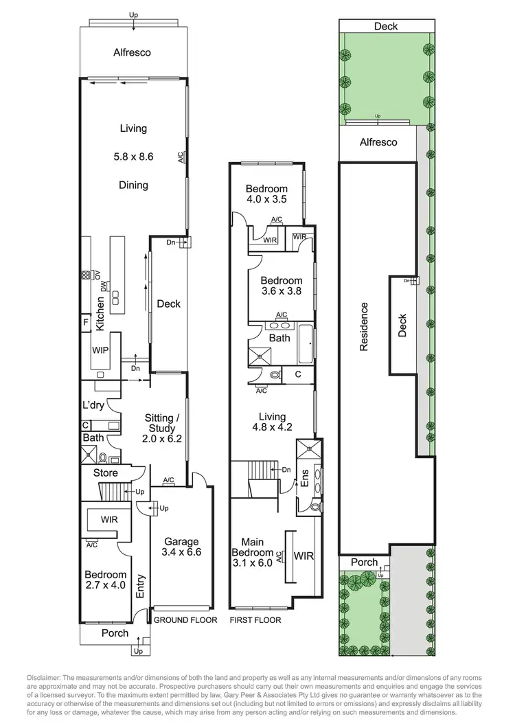 Floorplan of Homely townhouse listing, 13b Lindsay Street, Mckinnon VIC 3204