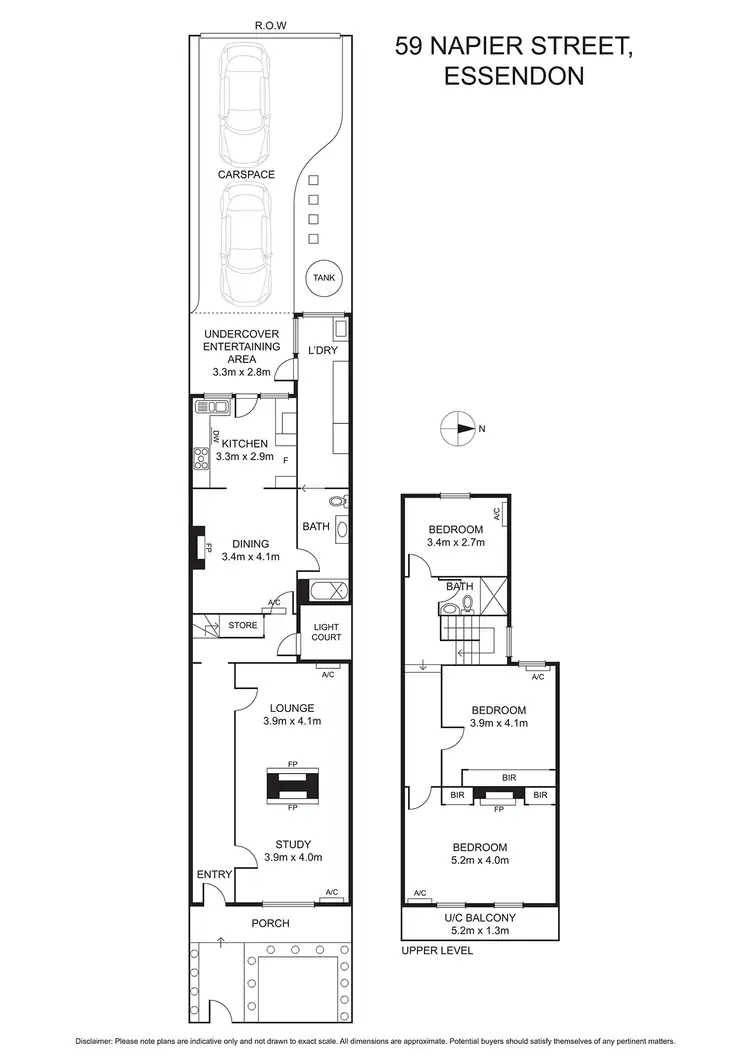 Floorplan of Homely house listing, 59 Napier Street, Essendon VIC 3040