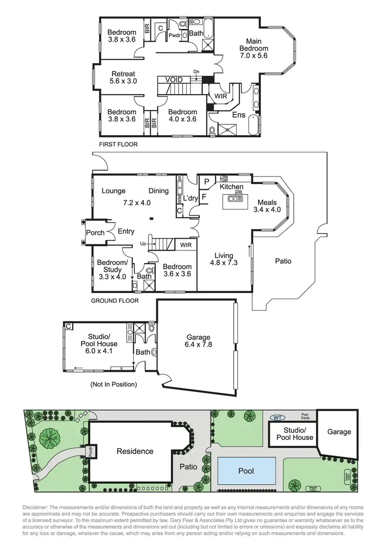 Floorplan of Homely house listing, 82 Orrong Crescent, Caulfield North VIC 3161