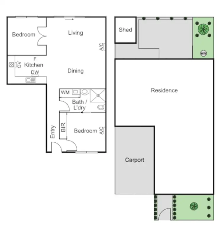 Floorplan of Homely unit listing, 7 Corbie Street, Bentleigh VIC 3204