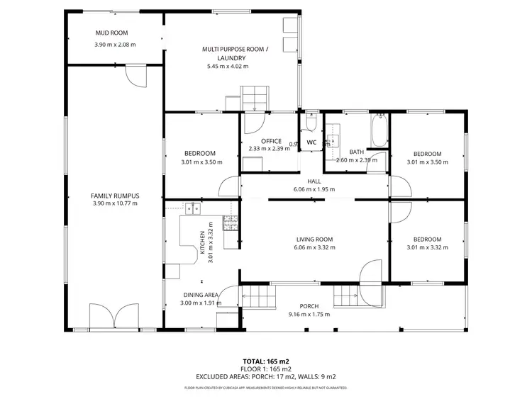 Floorplan of Homely rural property listing, 297 Tamaree Road, Tamaree QLD 4570