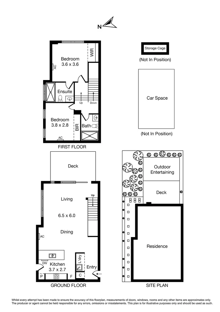 Floorplan of Homely townhouse listing, g02/129 Hotham Street, Balaclava VIC 3183