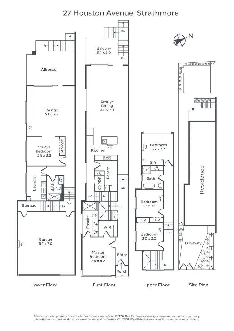 Floorplan of Homely house listing, 27 Houston Avenue, Strathmore VIC 3041