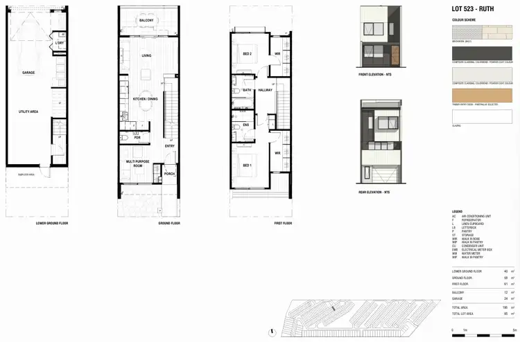 Floorplan of Homely townhouse listing, 523/203 Mountain Highway, Wantirna South VIC 3152