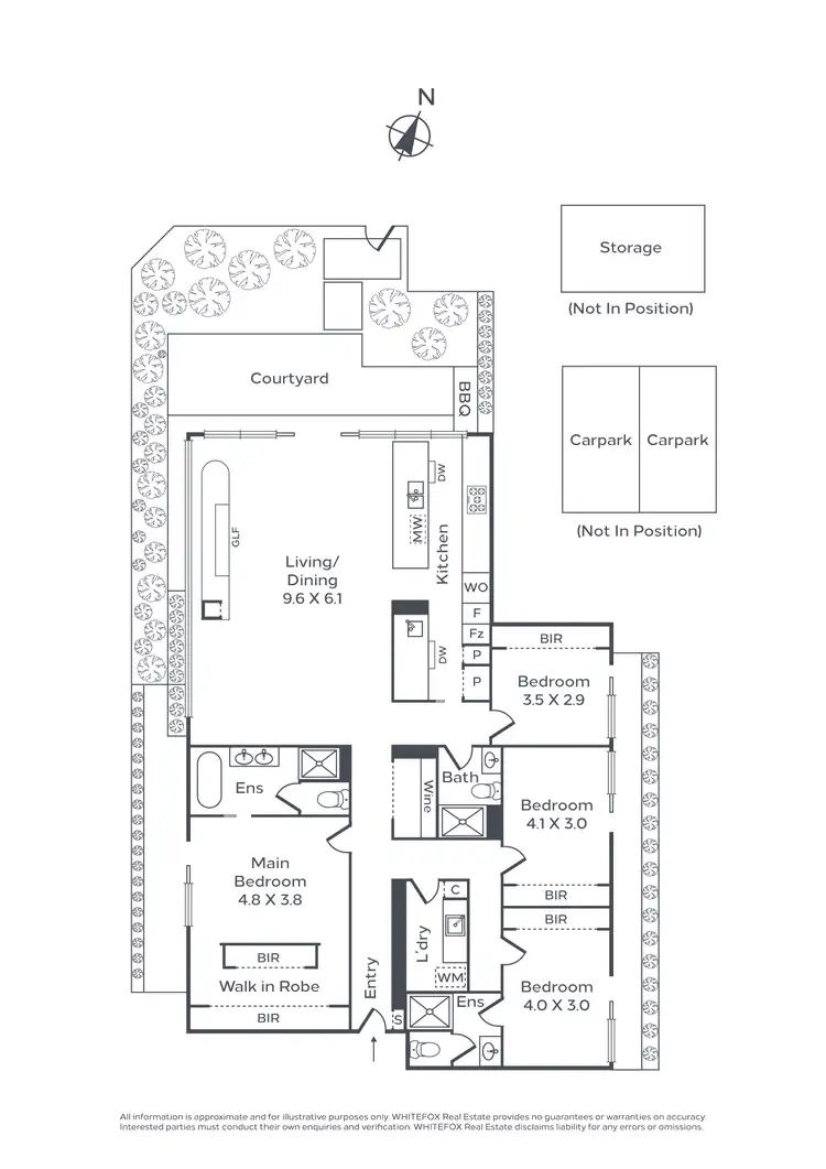 Floorplan of Homely apartment listing, G01/1A Loller Street, Brighton VIC 3186