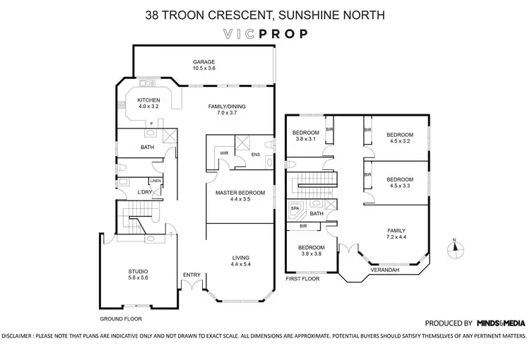 Floorplan of Homely house listing, 38 Troon Crescent, Sunshine North VIC 3020