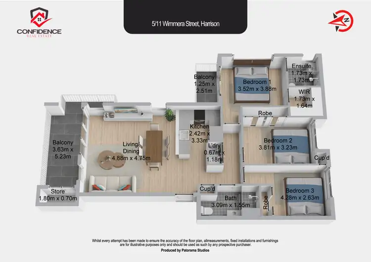 Floorplan of Homely house listing, 5/11 Wimmera Street, Harrison ACT 2914