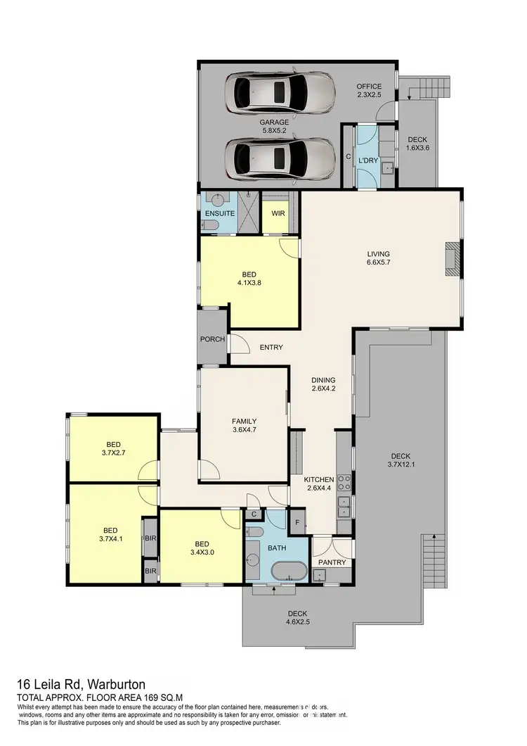 Floorplan of Homely house listing, 16 Leila Road, Warburton VIC 3799