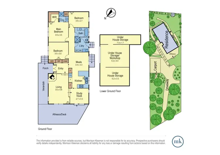 Floorplan of Homely house listing, 100 Lambert Street, Diamond Creek VIC 3089
