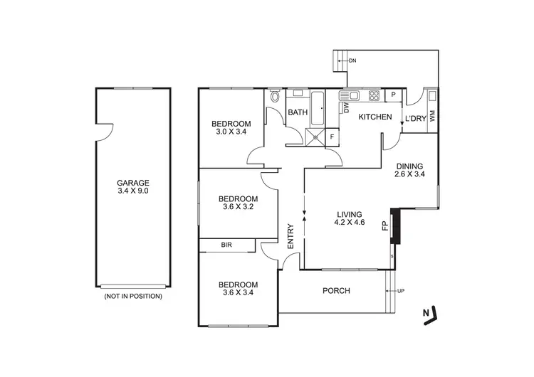 Floorplan of Homely house listing, 12 Timewell Crescent, Boronia VIC 3155