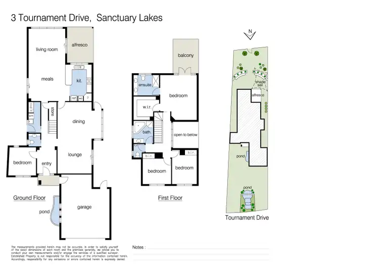 Floorplan of Homely house listing, 3 Tournament Drive, Sanctuary Lakes VIC 3030