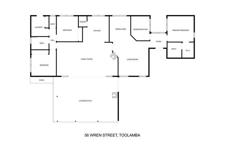 Floorplan of Homely house listing, 56 Wren Street, Toolamba VIC 3614