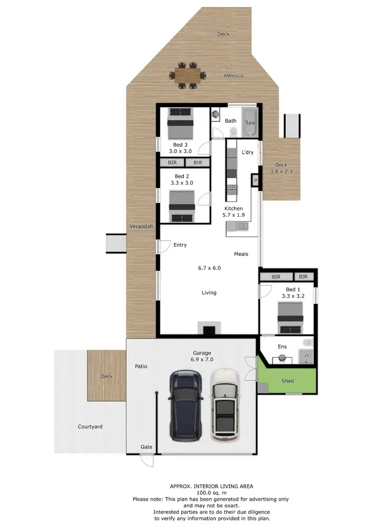 Floorplan of Homely house listing, 98 Saint Bernard Drive, Tawonga South VIC 3698