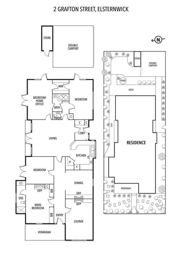 Floorplan of Homely house listing, 2 Grafton Street, Elsternwick VIC 3185