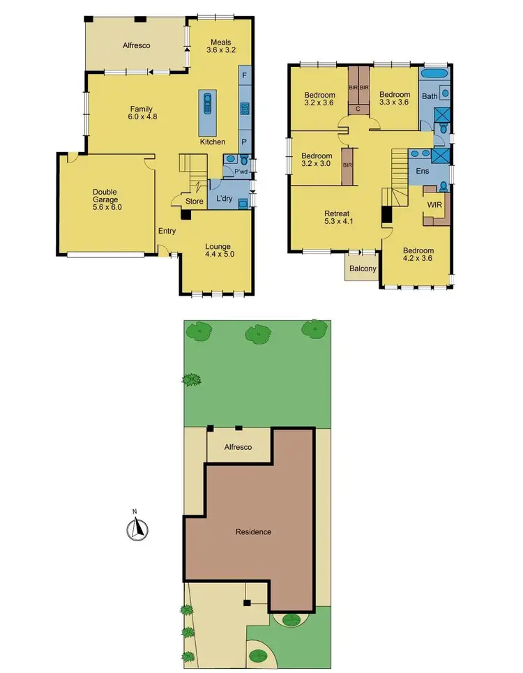 Floorplan of Homely house listing, 57 Vantage Point Boulevard, Doreen VIC 3754