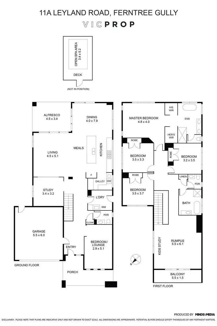 Floorplan of Homely house listing, 11A Leyland Road, Ferntree Gully VIC 3156