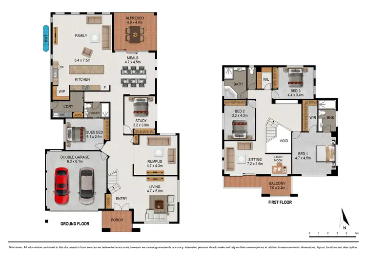 Floorplan of Homely house listing, 33 Alec Hope Crescent, Franklin ACT 2913