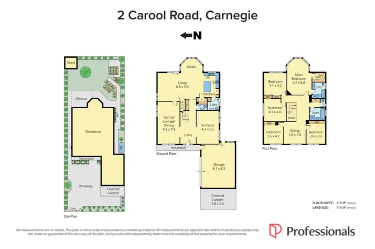 Floorplan of Homely house listing, 2 Carool Road, Carnegie VIC 3163
