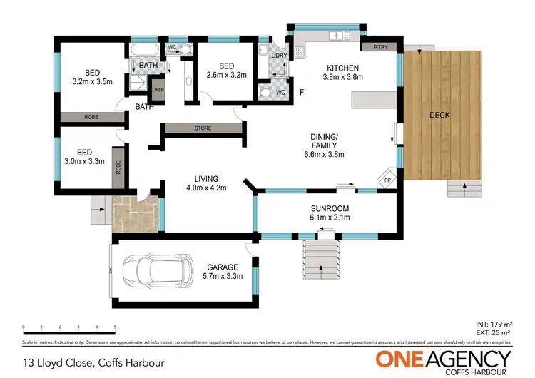 Floorplan of Homely house listing, 13 Lloyd Close, Coffs Harbour NSW 2450