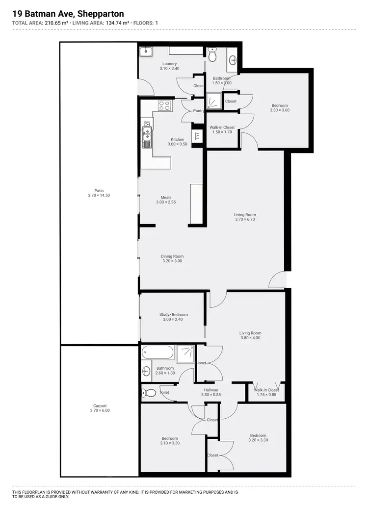 Floorplan of Homely house listing, 19 Batman Avenue, Shepparton VIC 3630