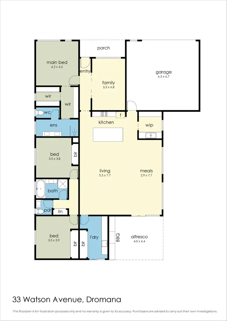 Floorplan of Homely house listing, 33 Watson Avenue, Dromana VIC 3936