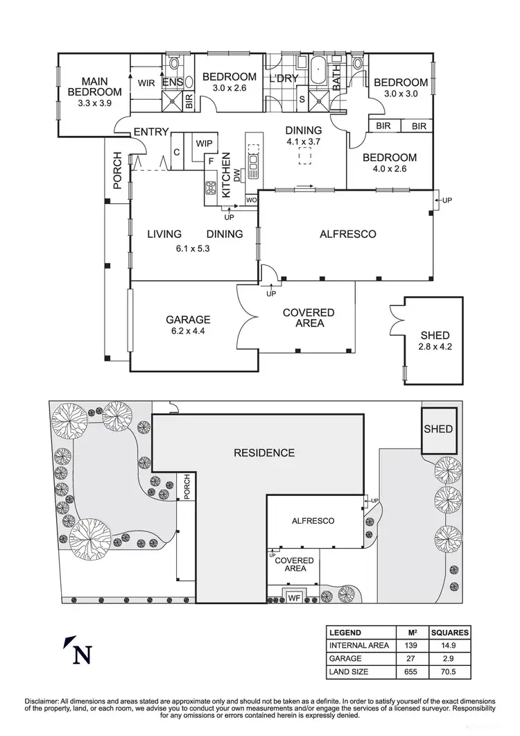 Floorplan of Homely house listing, 22 Allumba Drive, St Helena VIC 3088